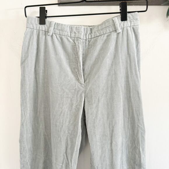 Maxmara Weekend Blue Corduroy Straight Trouser Pants US 6 - Picture 2 of 6